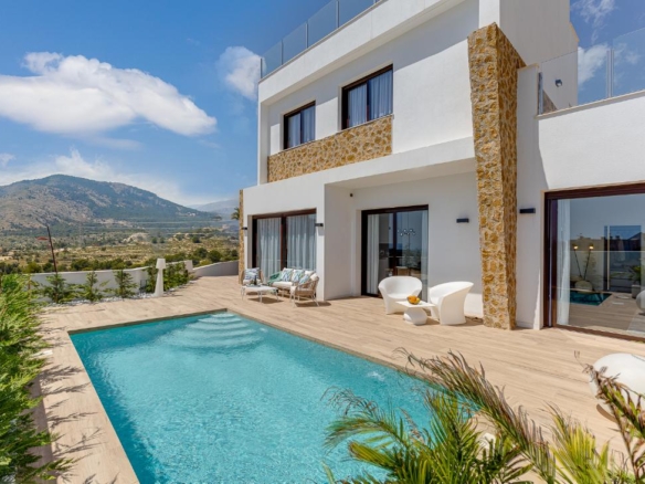 New Designer Villas In Finestrat Close To Golf