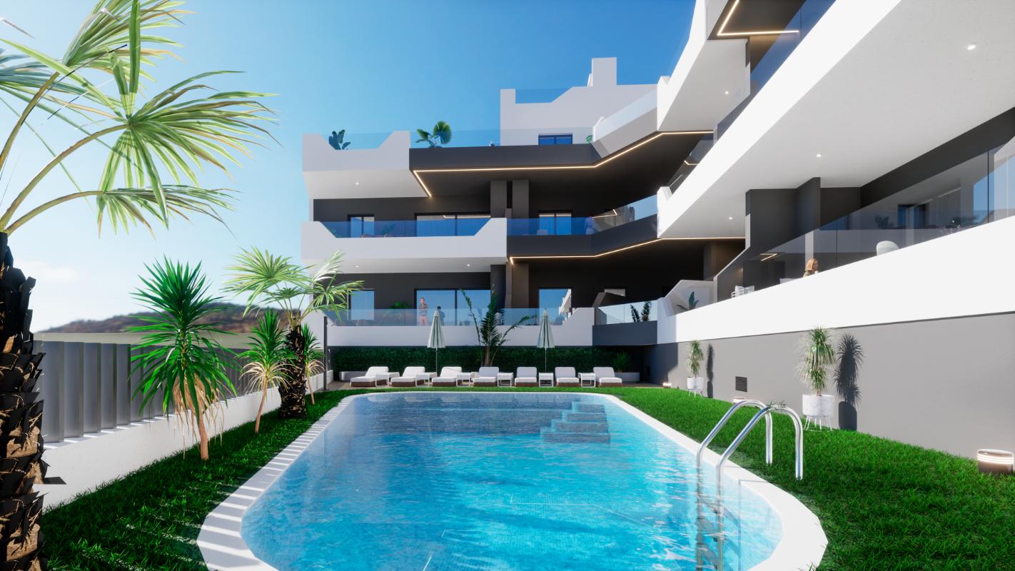 New Spacious Village Apartments In Benijofar