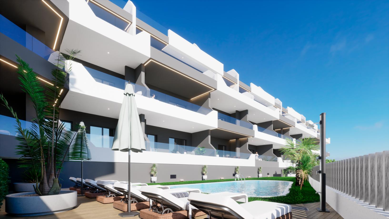 New Spacious Village Apartments In Benijofar