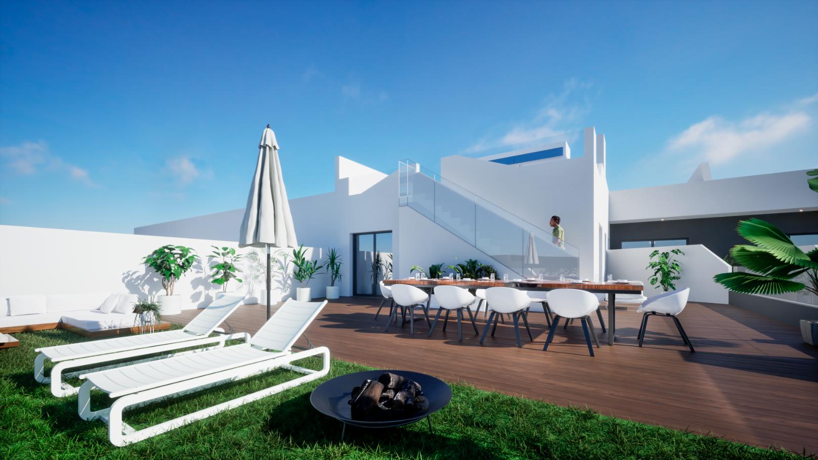 New Spacious Village Apartments In Benijofar