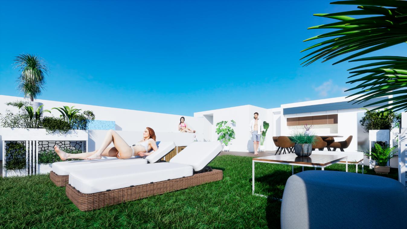 New Spacious Village Apartments In Benijofar