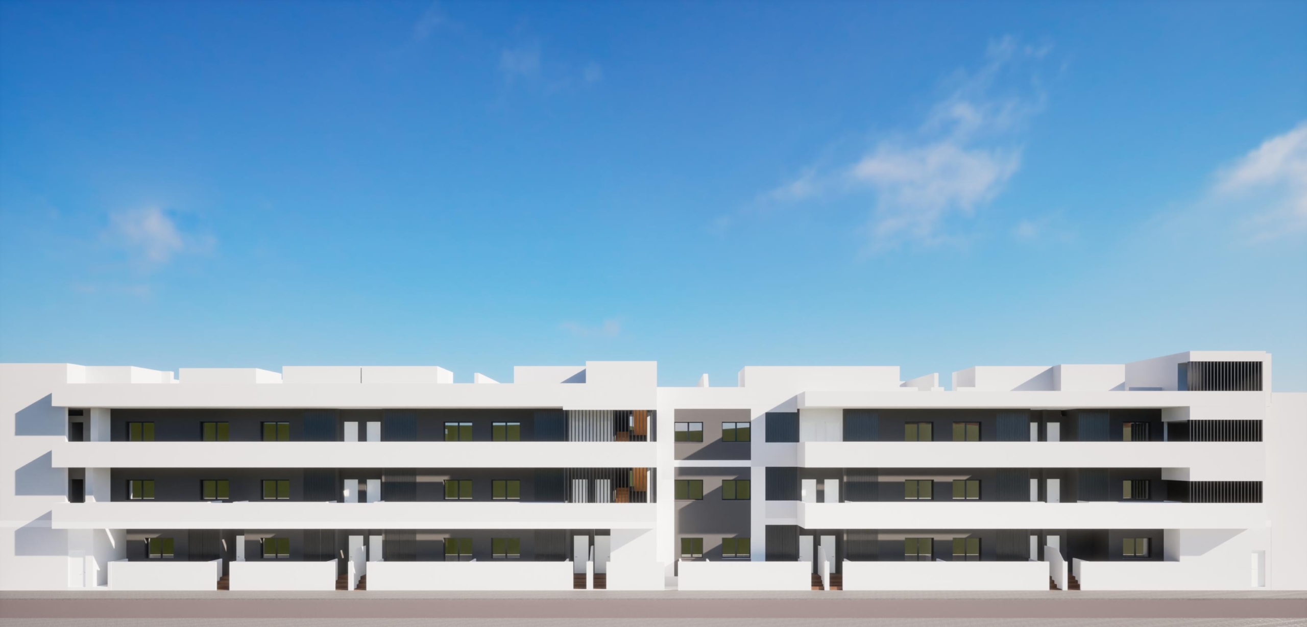 New Spacious Village Apartments In Benijofar