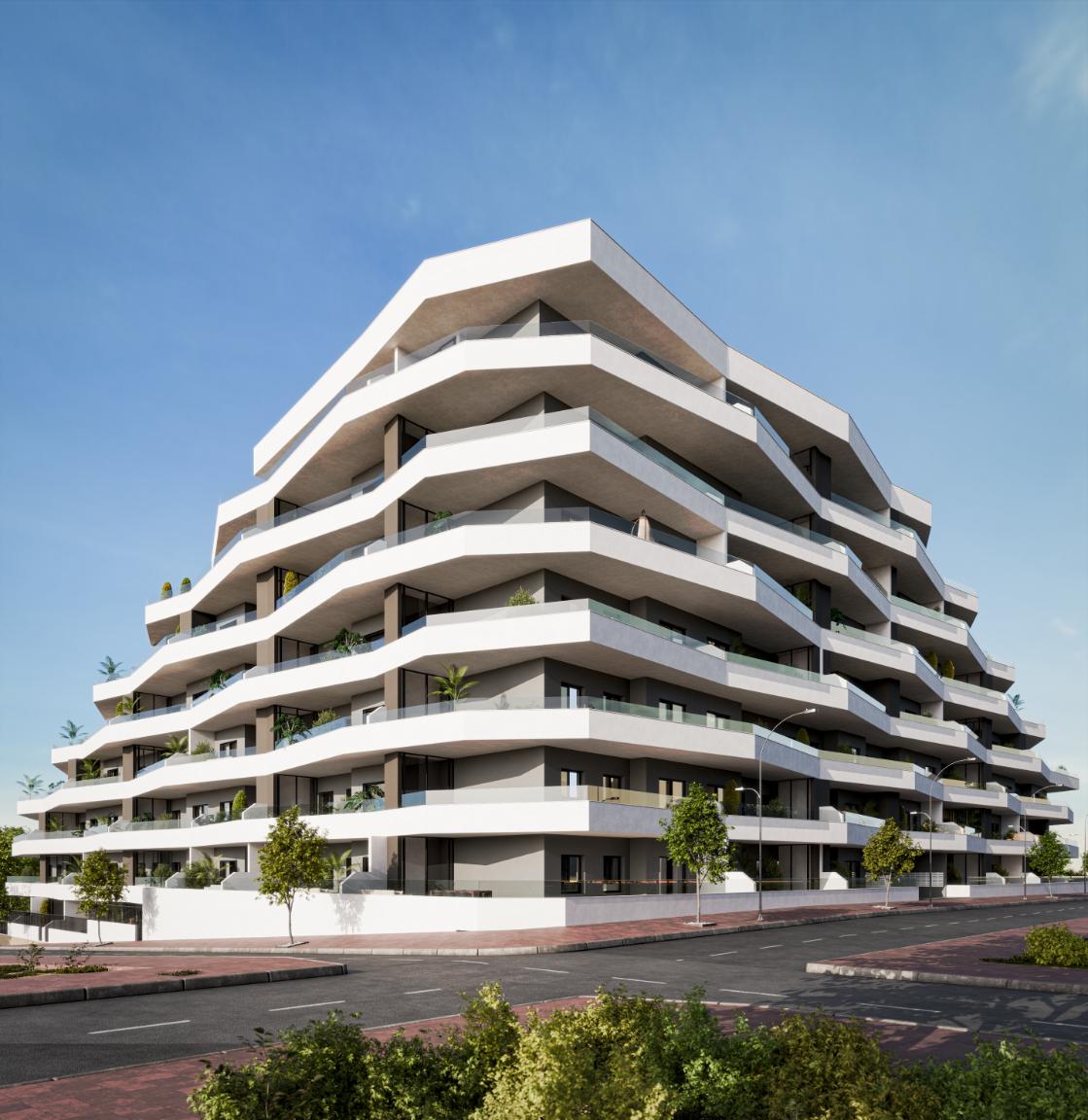 New Architectural Apartments In San Miguel With Large Terrace