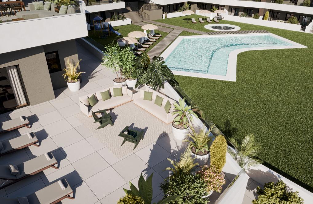 New Architectural Apartments In San Miguel With Large Terrace