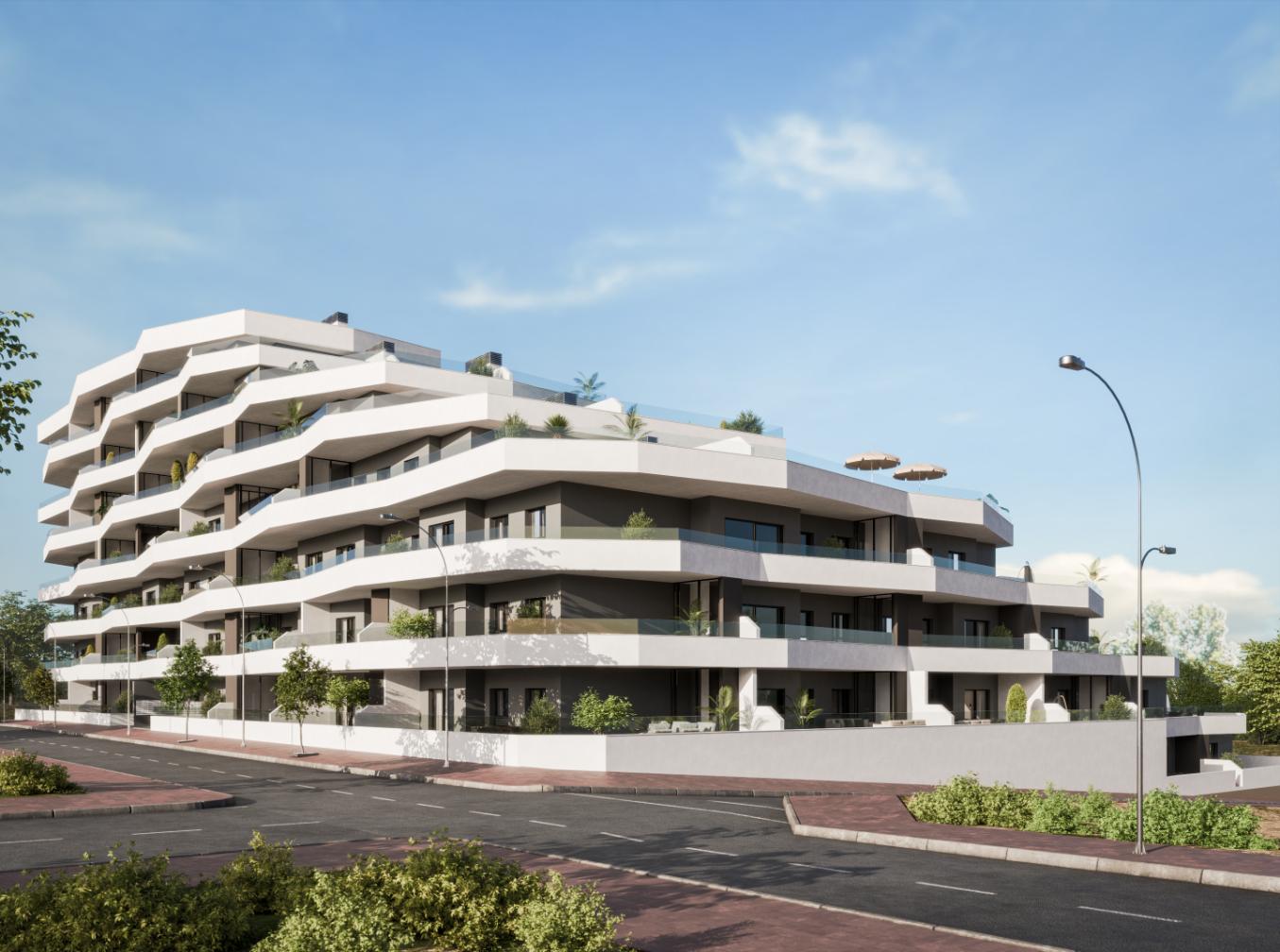 New Architectural Apartments In San Miguel With Large Terrace