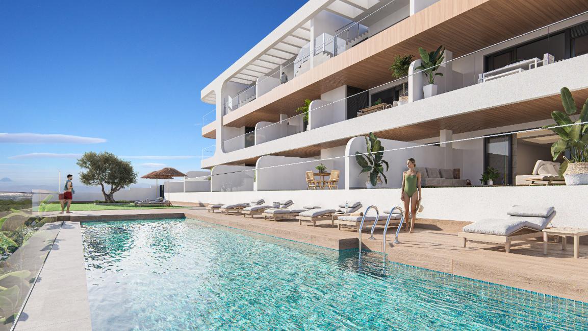New Apartments with views in Benijofar Village